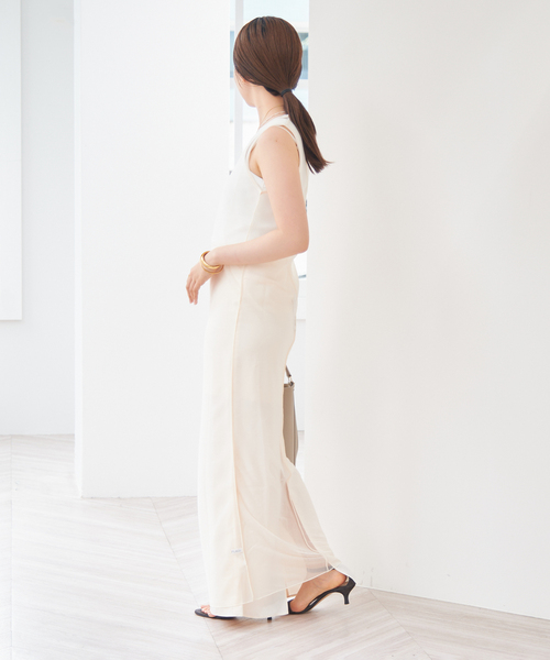 セール】【R'IAM】 SHEER TANK ワンピース（ワンピース）｜Plage