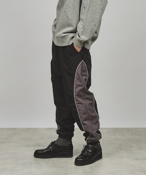 tk.TAKEO KIKUCHI（ティーケータケオキクチ）の「◆ナイロンジョガーパンツ（セットアップ対応）（その他パンツ・メンズ・ブラック/ブラック系4/グレー系4・02/03）」の13枚目の写真
