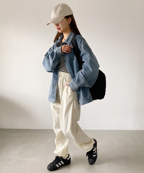 Reebok(リーボック)の「【Reebok/リーボック】別注 ワンポイント 刺繍 ローキャップ(キャップ・レディース・グレイッシュベージュ/ネイビー/ブラック・FREE)」の19枚目の写真