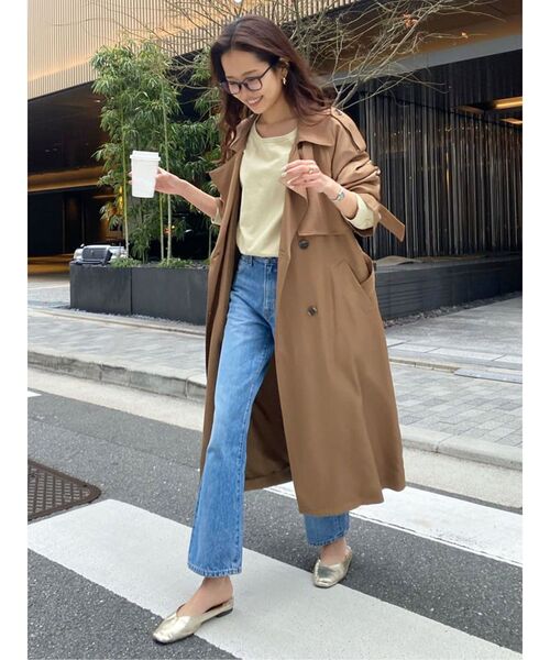 Ungrid（アングリッド）の「ルーズトレンチコート（トレンチコート・レディース・キャメル/ベージュ・MEDIUM/SMALL）」の11枚目の写真