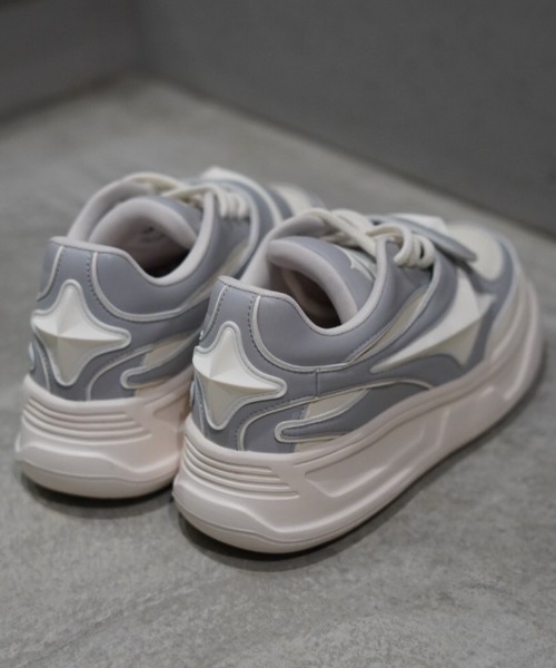 ROYAL FLASH(ロイヤルフラッシュ)の「1807/イチハチゼロナナ/Star Sneakers Low/02005(スニーカー・レディース・イエロー/グレー/サックスブルー・36/37/38/39/41/42/43/44/45)」の9枚目の写真