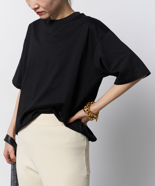 upperhights(アッパーハイツ)の「【upper hights/アッパーハイツ】別注 BoxTシャツ(Tシャツ/カットソー・レディース・ブラック/ホワイト・FREE)」の5枚目の写真