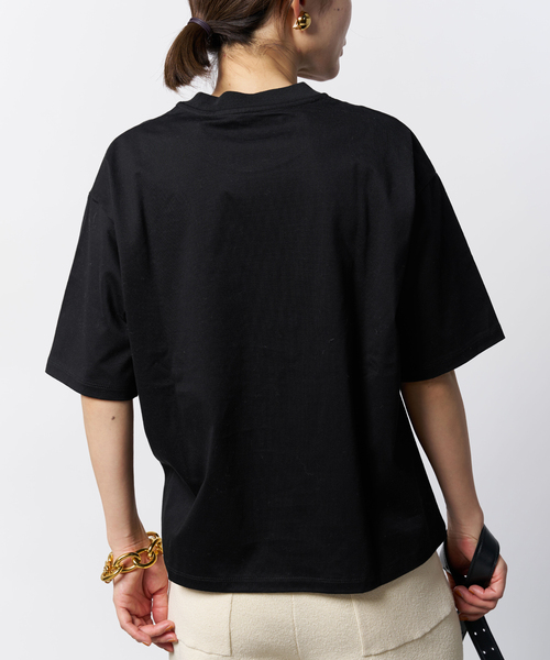 upperhights(アッパーハイツ)の「【upper hights/アッパーハイツ】別注 BoxTシャツ(Tシャツ/カットソー・レディース・ブラック/ホワイト・FREE)」の6枚目の写真