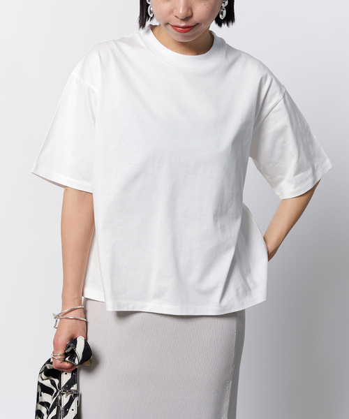 upperhights(アッパーハイツ)の「【upper hights/アッパーハイツ】別注 BoxTシャツ(Tシャツ/カットソー・レディース・ブラック/ホワイト・FREE)」の16枚目の写真