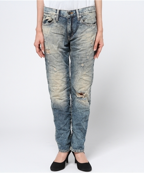 Denim & Supply Ralph Lauren（デニムアンドサプライラルフローレン）の「オーシャンサイド ボーイフレンド ジーンズ（デニムパンツ・レディース・ブルー・29/26/27/25/28/24）」の2枚目の写真