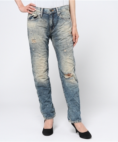 Denim & Supply Ralph Lauren（デニムアンドサプライラルフローレン）の「オーシャンサイド ボーイフレンド ジーンズ（デニムパンツ・レディース・ブルー・29/26/27/25/28/24）」の3枚目の写真