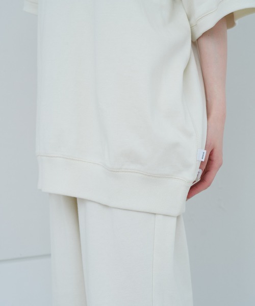 WHIMSIC（ウィムジック）の「【UNISEX/SETUP対応】ヘビーウェイトカットソーハーフジップポロシャツ（ポロシャツ・メンズ・チャコールグレー/ブラック/ホワイト・FREE）」の17枚目の写真