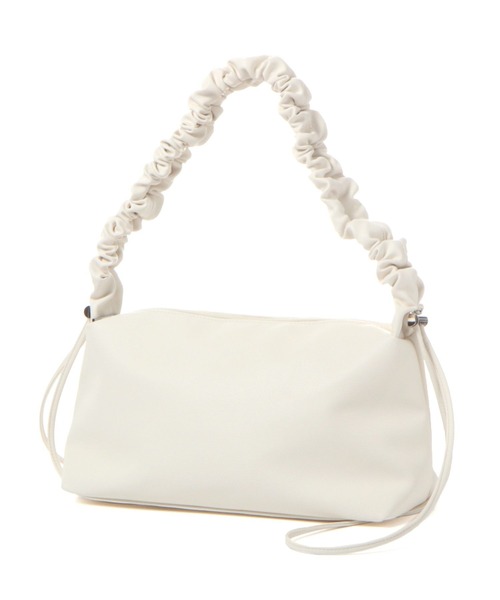 LAKOLE（ラコレ）の「ギャザー2WAYアソート / 111768（ショルダーバッグ・レディース・ブラック系その他/アイボリー/ブラック/グリーン・FREE）」の5枚目の写真