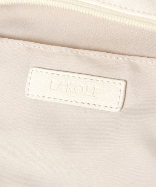 LAKOLE（ラコレ）の「ギャザー2WAYアソート / 111768（ショルダーバッグ・レディース・ブラック系その他/アイボリー/ブラック/グリーン・FREE）」の20枚目の写真