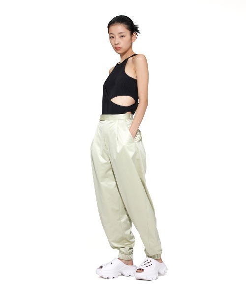 セール】NEW SATIN JERSEY JOG PANTS / ニューサテンジャージ