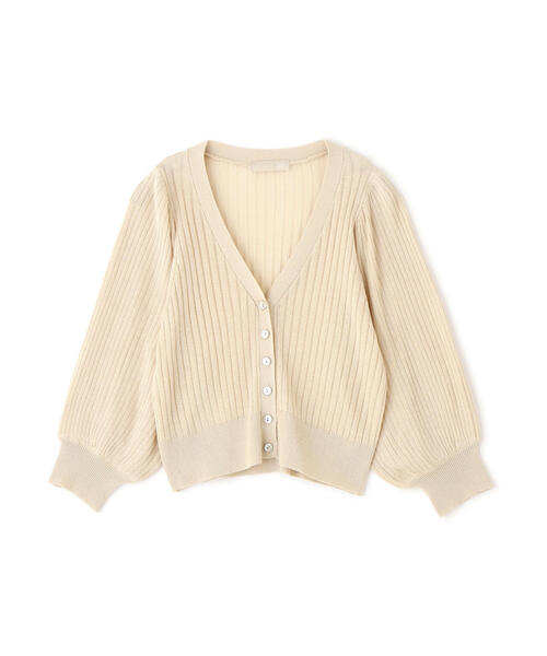 FREE'S MART（フリーズマート）の「◆シアーリブＶネックニットカーディガン（カーディガン/ボレロ・レディース・ブラック/ピンク/ブルー/ベージュ・FREE）」の14枚目の写真