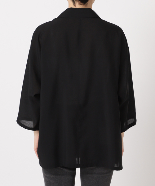 relume 半袖ブラックジャケット JOURNAL STANDARD relume（ジャーナルスタンダード レリューム