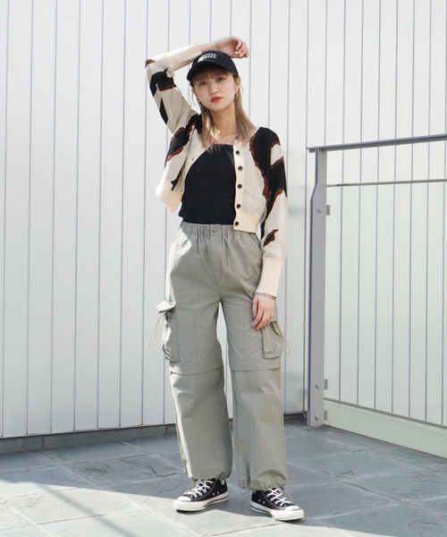 Oriens JOURNAL STANDARD(オリエンス ジャーナルスタンダード)の「JQショートカーディガン(カーディガン/ボレロ・レディース・ベージュ/ブルー・FREE)」の5枚目の写真