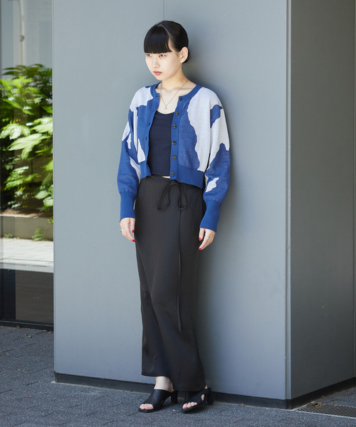 Oriens JOURNAL STANDARD(オリエンス ジャーナルスタンダード)の「JQショートカーディガン(カーディガン/ボレロ・レディース・ベージュ/ブルー・FREE)」の7枚目の写真