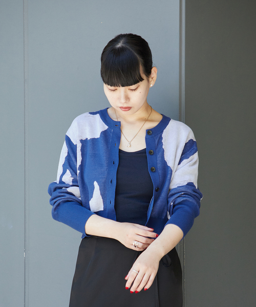 Oriens JOURNAL STANDARD(オリエンス ジャーナルスタンダード)の「JQショートカーディガン(カーディガン/ボレロ・レディース・ベージュ/ブルー・FREE)」の9枚目の写真