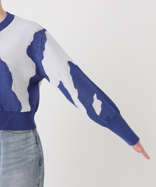 Oriens JOURNAL STANDARD(オリエンス ジャーナルスタンダード)の「JQショートカーディガン(カーディガン/ボレロ・レディース・ベージュ/ブルー・FREE)」の21枚目の写真