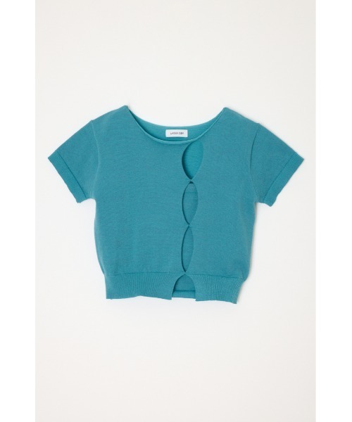 LAGUA GEM(ラグアジェム)の「2PIECE MELANGE ニット(Tシャツ/カットソー・レディース・カーキ/ブルー/グレー・FREE)」の8枚目の写真