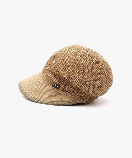 MANIERA(マニエラ)の「ペーパー細編み×ブレードキャップ(キャップ・レディース・ナチュラル/グレー・FREE)」の11枚目の写真