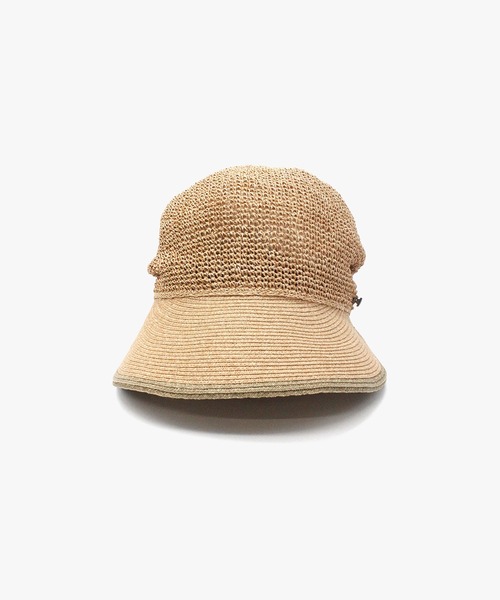 MANIERA(マニエラ)の「ペーパー細編み×ブレードキャップ(キャップ・レディース・ナチュラル/グレー・FREE)」の12枚目の写真