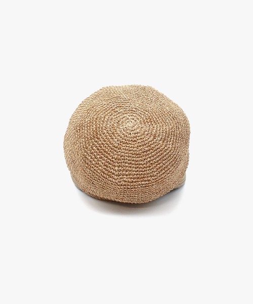 MANIERA(マニエラ)の「ペーパー細編み×ブレードキャップ(キャップ・レディース・ナチュラル/グレー・FREE)」の13枚目の写真