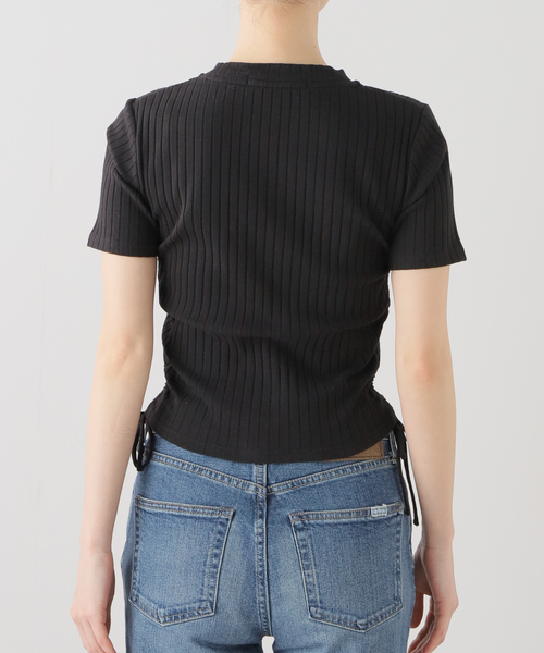JOINT WORKS(ジョイントワークス)の「【Calvin Klein Jeans / カルバン クライン ジーンズ】 A-SS FASHION Y2K RIB(Tシャツ/カットソー・レディース・ブラック・SMALL)」の19枚目の写真