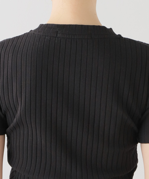 JOINT WORKS(ジョイントワークス)の「【Calvin Klein Jeans / カルバン クライン ジーンズ】 A-SS FASHION Y2K RIB(Tシャツ/カットソー・レディース・ブラック・SMALL)」の21枚目の写真