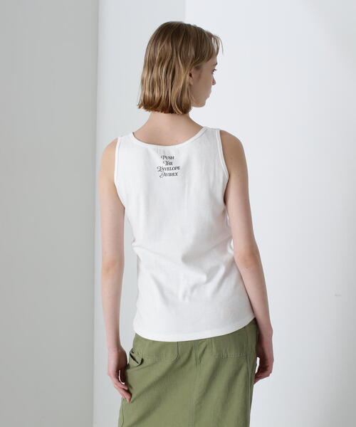 AVIREX（アヴィレックス）の「《直営店限定》ONE POINT PRINT TANK TOPS/ワンポイントプリント タンクトップ（タンクトップ・レディース・ブラック/ホワイト系2・S/M）」の17枚目の写真