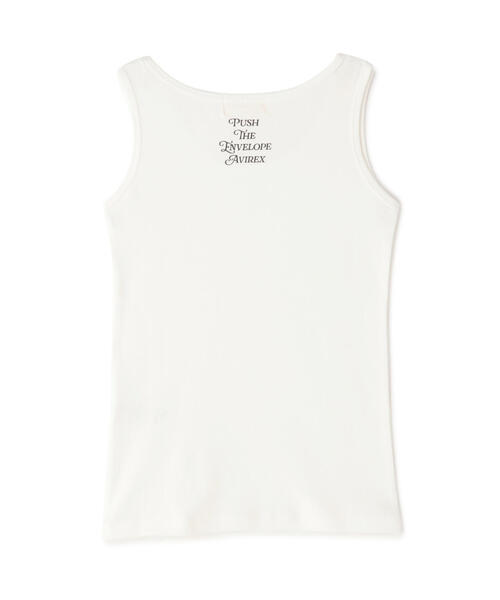 AVIREX（アヴィレックス）の「《直営店限定》ONE POINT PRINT TANK TOPS/ワンポイントプリント タンクトップ（タンクトップ・レディース・ブラック/ホワイト系2・S/M）」の22枚目の写真