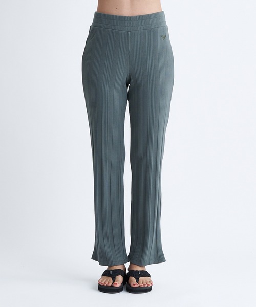 ROXY（ロキシー）の「AZUL PANTS/ロキシーウエストゴムリラックスロングフレアパンツ（その他パンツ・レディース・カーキ/ブラック/ターコイズブルー・MEDIUM/LARGE/SMALL）」の6枚目の写真