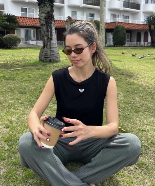 ROXY（ロキシー）の「AZUL PANTS/ロキシーウエストゴムリラックスロングフレアパンツ（その他パンツ・レディース・カーキ/ブラック/ターコイズブルー・MEDIUM/LARGE/SMALL）」の22枚目の写真