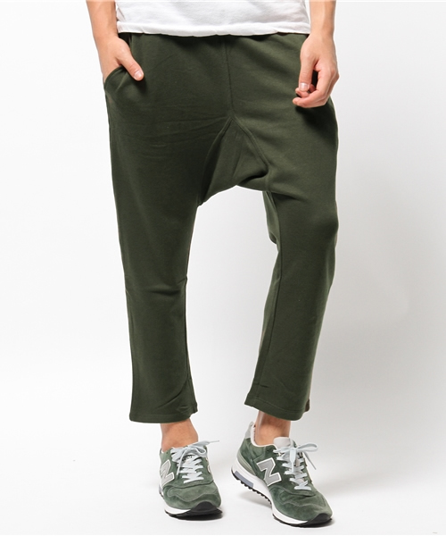 WEGO(ウィゴー)の「WEGO/サルエルスウェットパンツ(その他パンツ・メンズ・杢グレー/カーキ/ブラック・MEDIUM/LARGE)」の1枚目の写真