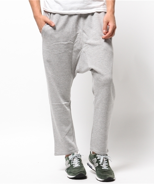 グレー サルエルパンツ スウェット素材 サルエルパンツ サルエル メンズ スウェットパンツ スウェット