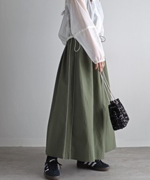 COURO（コウロ）の「パイピングサイドラインナイロンスカート（スカート）」