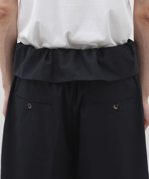 Sillage（シアージ）の「Sillage (シアージ) WOOL TROPICAL GURKHA SHORTS EX SL24SS-GRSTW-NV（その他パンツ・メンズ・ネイビー・FREE）」の7枚目の写真