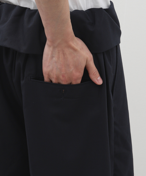 Sillage（シアージ）の「Sillage (シアージ) WOOL TROPICAL GURKHA SHORTS EX SL24SS-GRSTW-NV（その他パンツ・メンズ・ネイビー・FREE）」の8枚目の写真