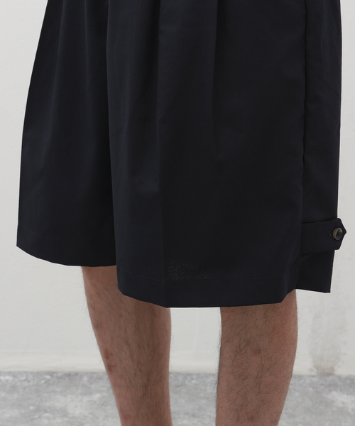Sillage（シアージ）の「Sillage (シアージ) WOOL TROPICAL GURKHA SHORTS EX SL24SS-GRSTW-NV（その他パンツ・メンズ・ネイビー・FREE）」の13枚目の写真