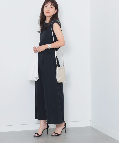 Demi-Luxe BEAMS ボートネック トリコット ワンピース Demi-Luxe BEAMS（デミルクス ビームス）の「Demi-Luxe BEAMS