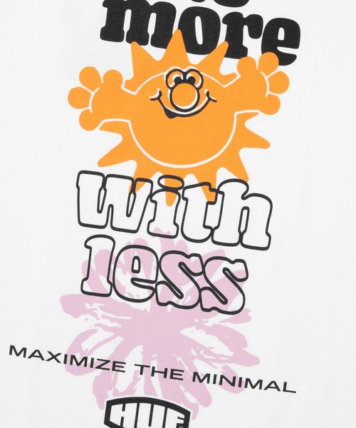 MAXIMIZE TEE / HUF ハフ プリント Tシャツ 半袖（Tシャツ/カットソー）｜HUF（ハフ）
