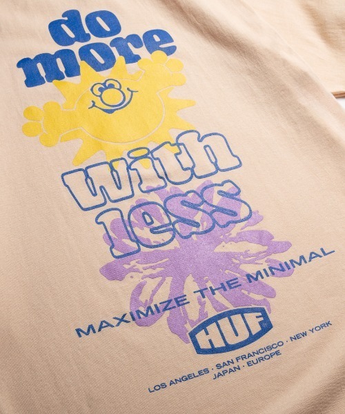 MAXIMIZE TEE / HUF ハフ プリント Tシャツ 半袖（Tシャツ/カットソー）｜HUF（ハフ）
