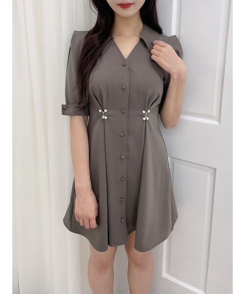 セール】オープンカラーワンピース（ワンピース）｜EATME（イートミー