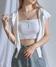 RAY CASSIN | ボディスーツ風パーカー(Tシャツ/カットソー)