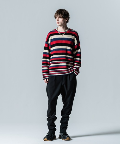 その7. マルチボーダーニット multi border knit multi border knit / マルチボーダーニット（ニット/セーター