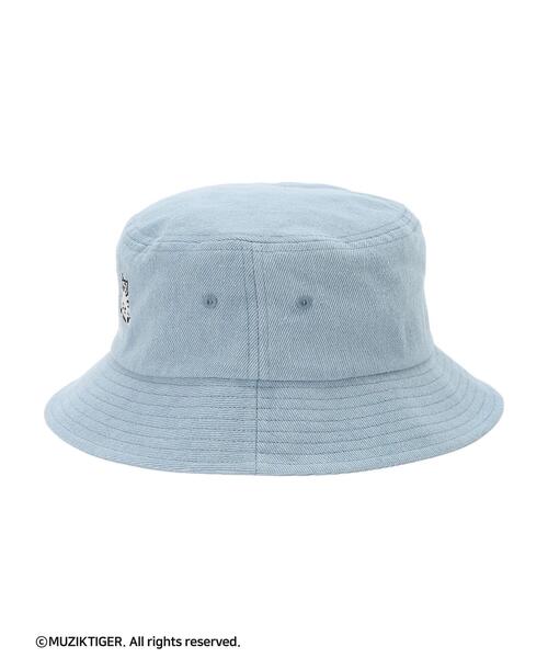 Green　Parks（グリーンパークス）の「ムジークタイガー/刺しゅうバケットハット（ハット・レディース・ブラック/ライトインディゴブルー・FREE）」の5枚目の写真