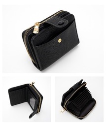 Per sist ence（パーシエンス）の「フェイクレザー二つ折りコンパクトカードホルダー（財布）」