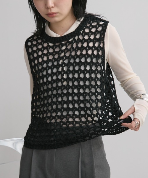 アンドマリー　トップス 中古・古着通販】ANDMARY (アンドマリー) Lacey mary logo tops