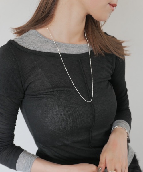アジャスターハートネックレス／adjustable heart necklace ペンダント