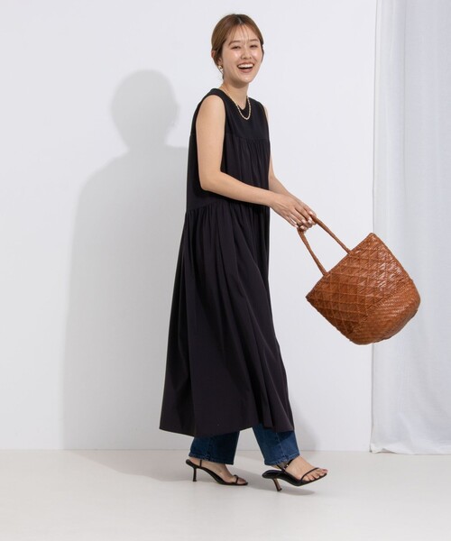 ノーリーズ接触冷感のワンピース NOLLEY'S（ノーリーズ）の「接触冷感/撥水ストレッチ ティアード