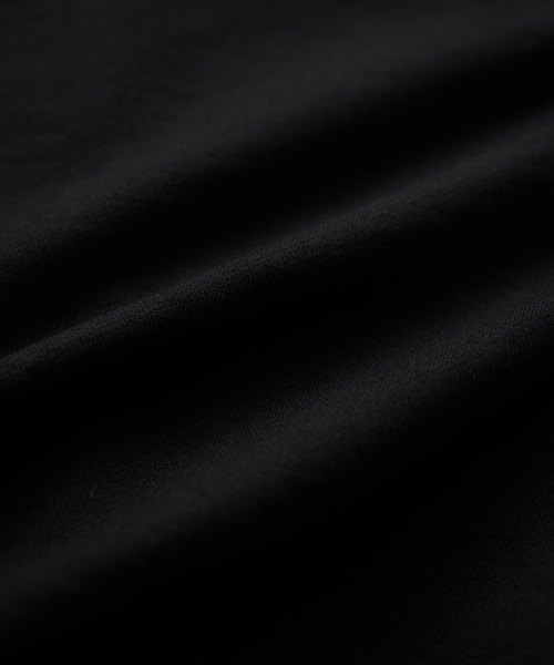 SALON adam et rope'（サロン アダム エ ロペ）の「クロップドハーフスリーブスウェットTシャツ【洗える】（Tシャツ/カットソー・レディース・ホワイト/ブラック・FREE）」の8枚目の写真