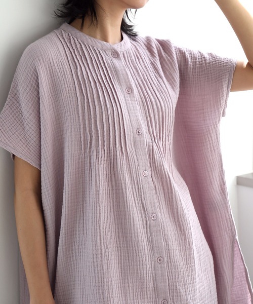 ふわふわピンタックブラウス ○○○9286】ボイルピンタックブラウス (8813-63010) | 9286 Fashion Lab