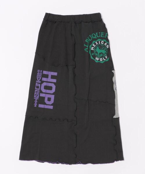 チチカカ（チチカカ）の「リメイク風プリントスウェットスカート（スカート・レディース・チャコールグレー/トップグレー・FREE）」の14枚目の写真